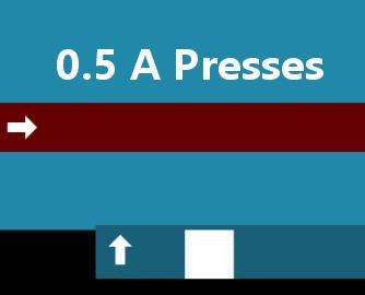 0.5 A Presses (itch) 0.5 A Presses (itch)