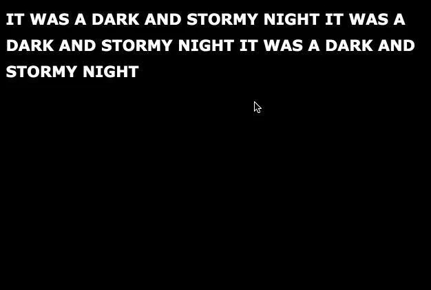 The Brigand's Story (itch)