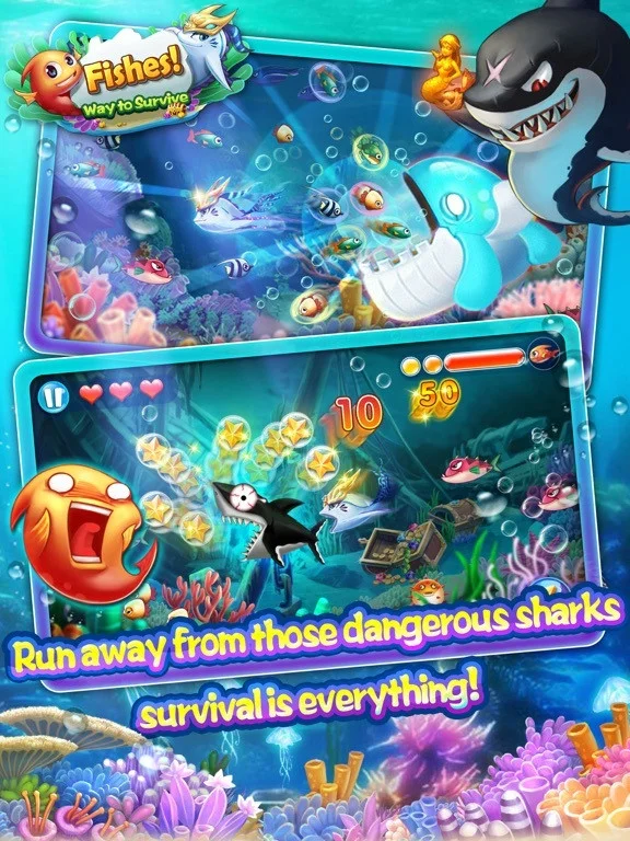 Fishes! Way To Survive Fishes! Way To Survive