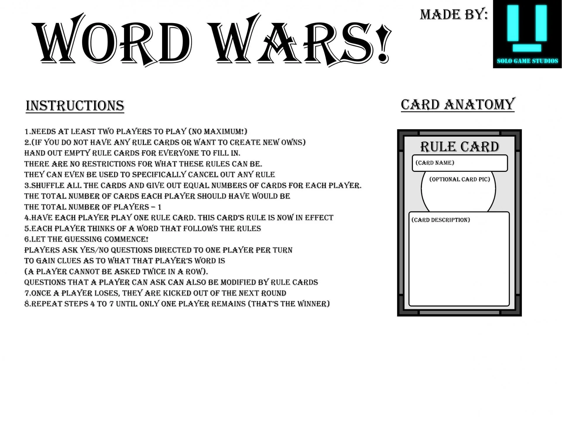 Word Wars! (itch) Word Wars! (itch)