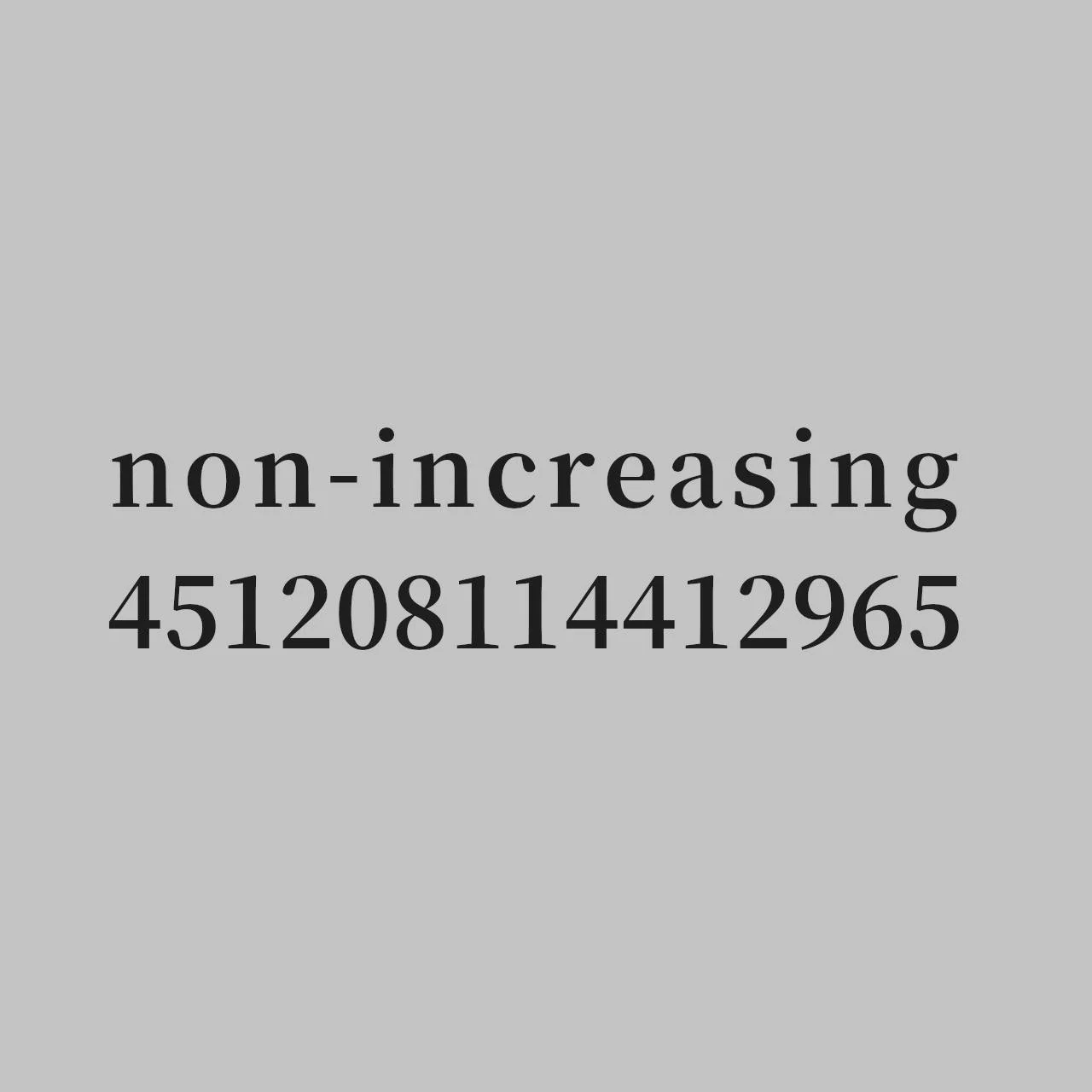 Non-increasing 451208114412965 (itch) Non-increasing 451208114412965 (itch)
