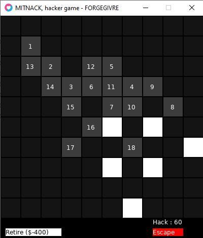 MITNACK, hacker game - FORGEGIVRE (itch) MITNACK, hacker game - FORGEGIVRE (itch)