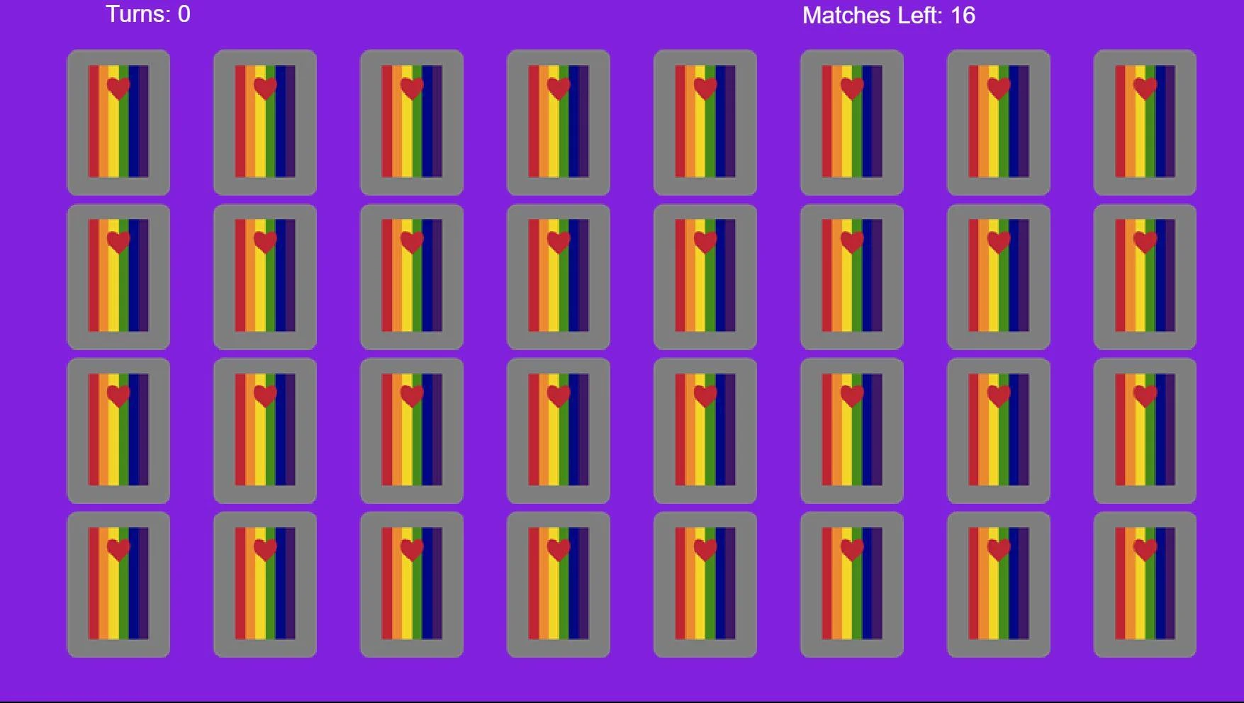 LGBT Pride Memory Match (itch)