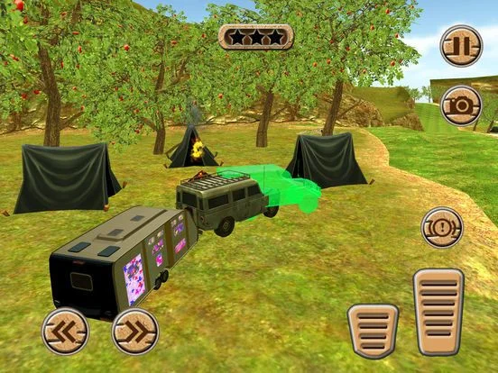 Picnic Camper Van 3D Drive Day Picnic Camper Van 3D Drive Day