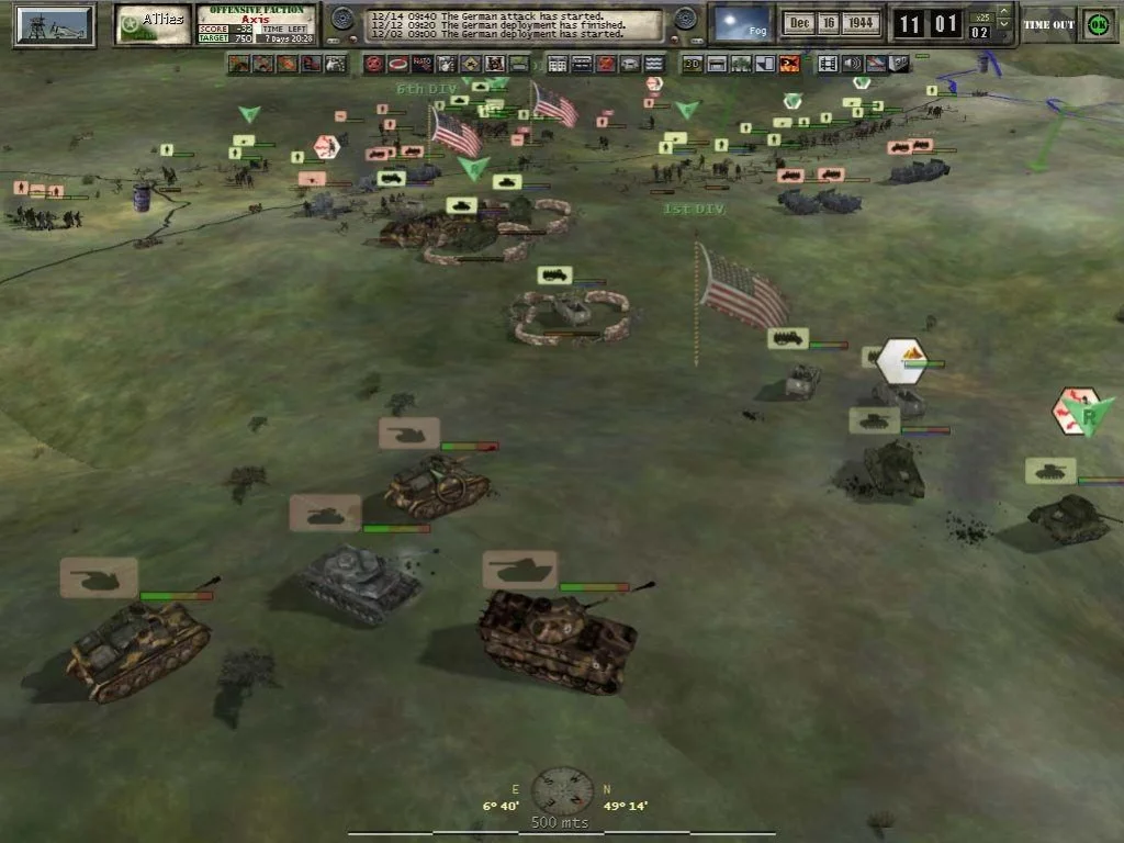 World War 2: General Commander - Operation: Watch on the Rhine