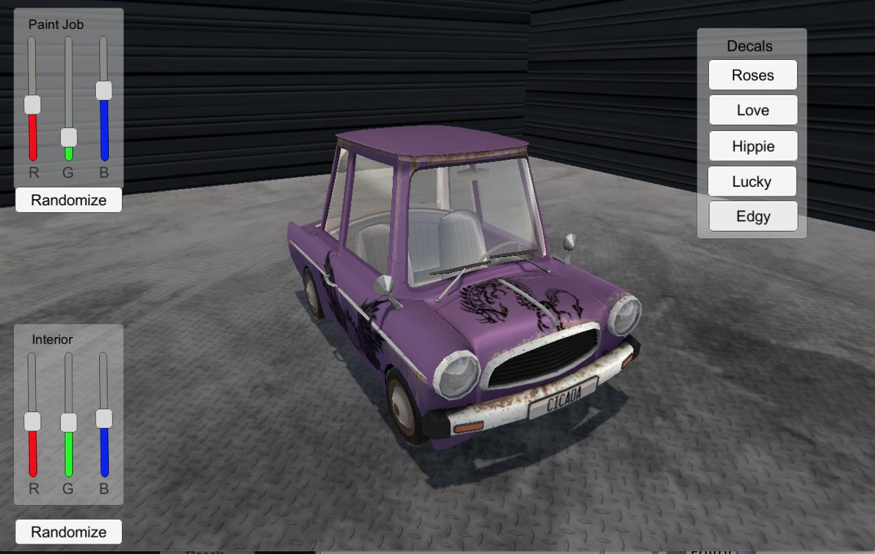 Customizable Cicada Car (itch) Customizable Cicada Car (itch)
