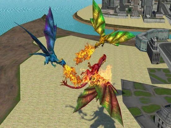 Flying Dragon Clash Simulation Flying Dragon Clash Simulation