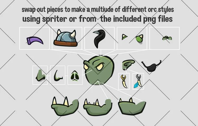 Mega orc pack (itch) Mega orc pack (itch)