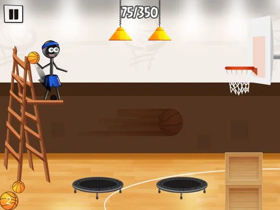 Stickman Trick Shot Basketball Stickman Trick Shot Basketball