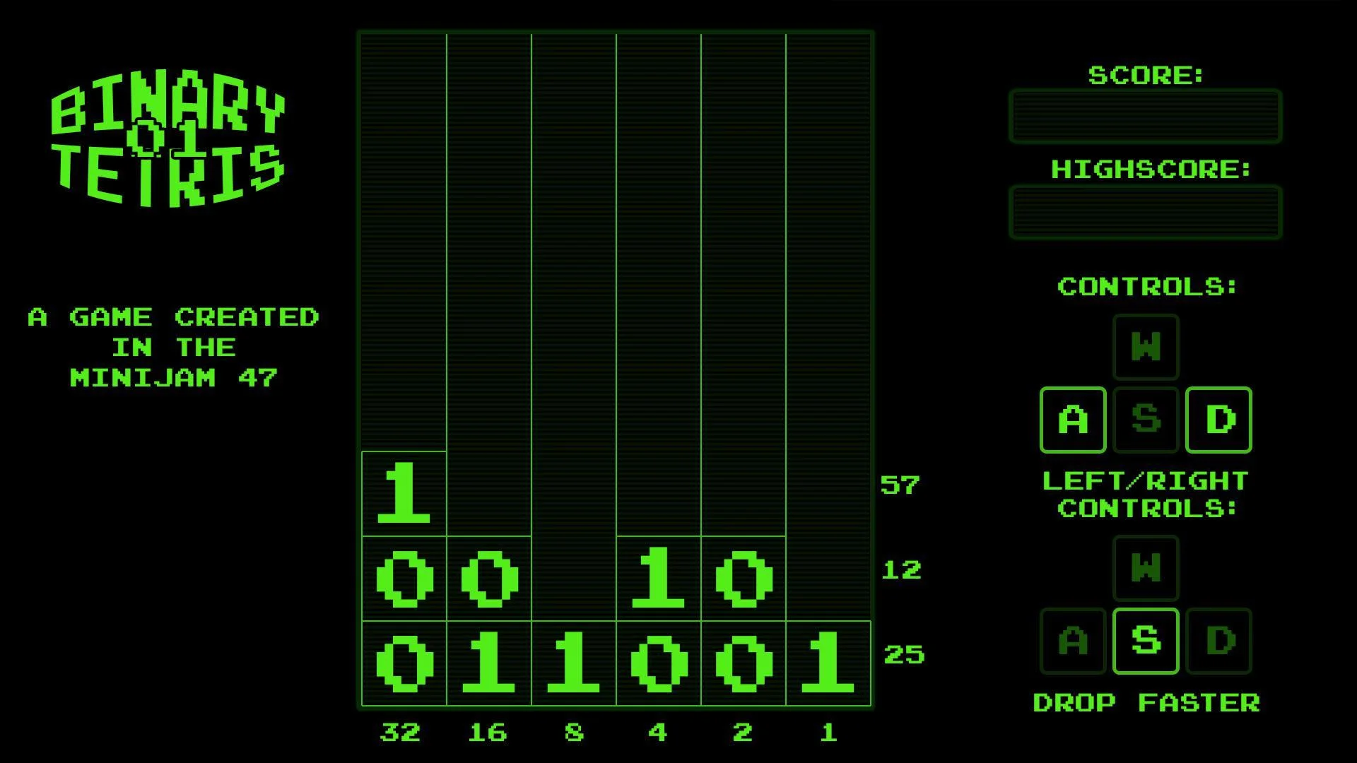 Binary Tetris (itch) Binary Tetris (itch)
