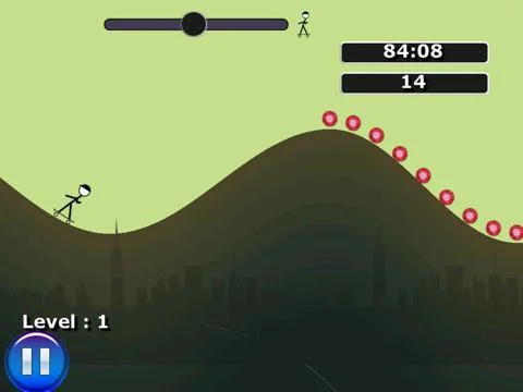 Stickman Skateboard Hill Ride Stickman Skateboard Hill Ride