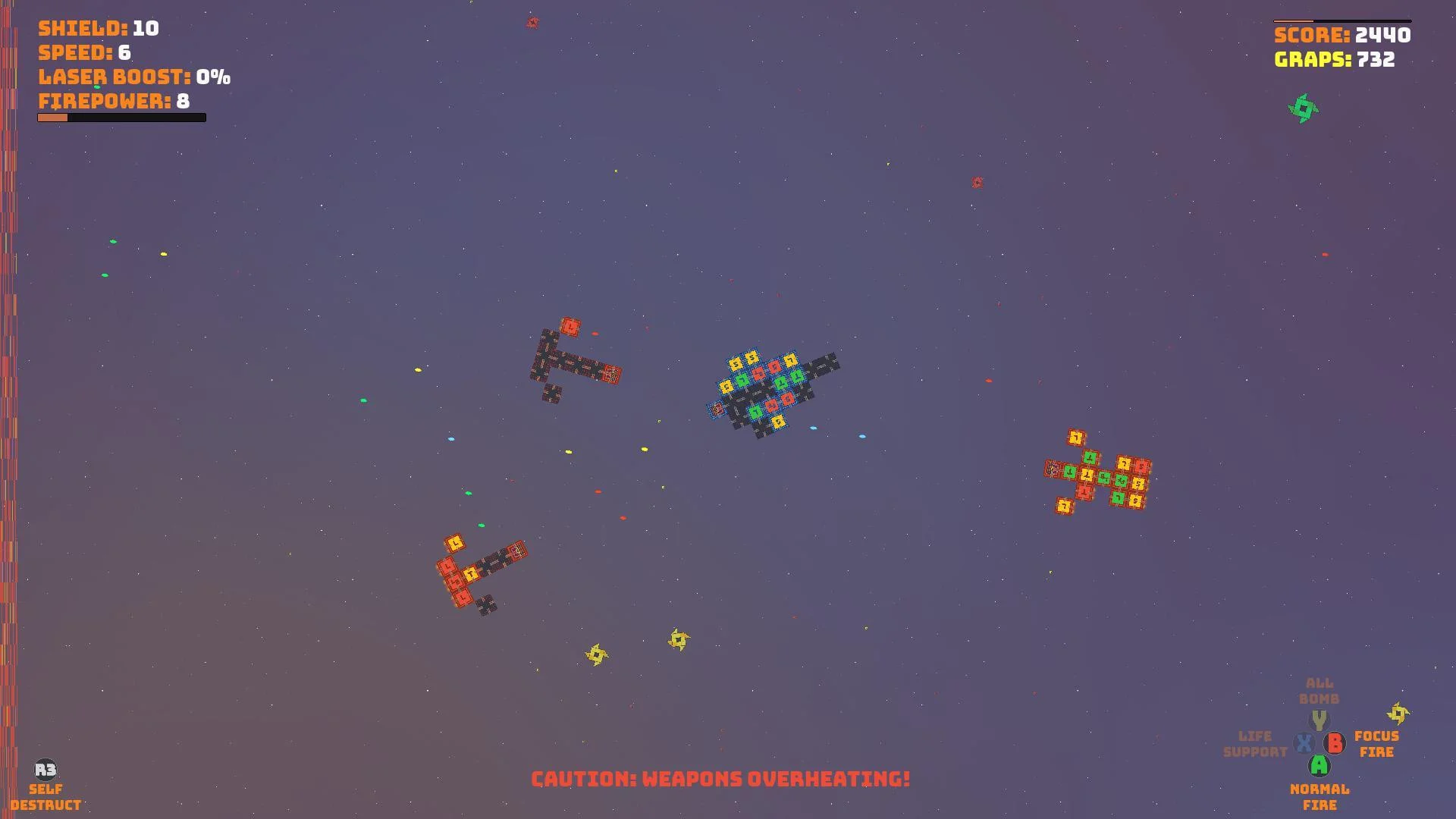 Star-Pit Starship (itch)