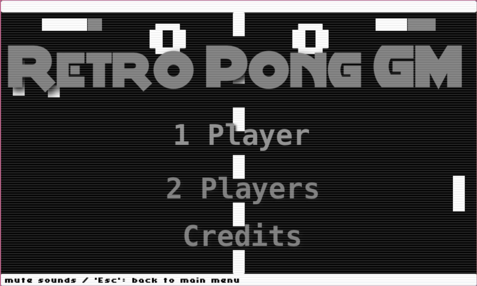 RetroPong GM (itch)