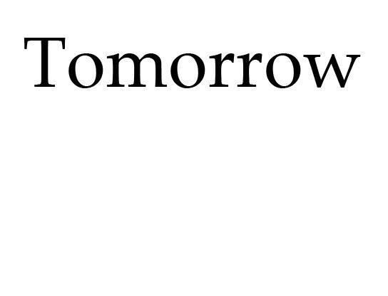 Tomorrow (itch)