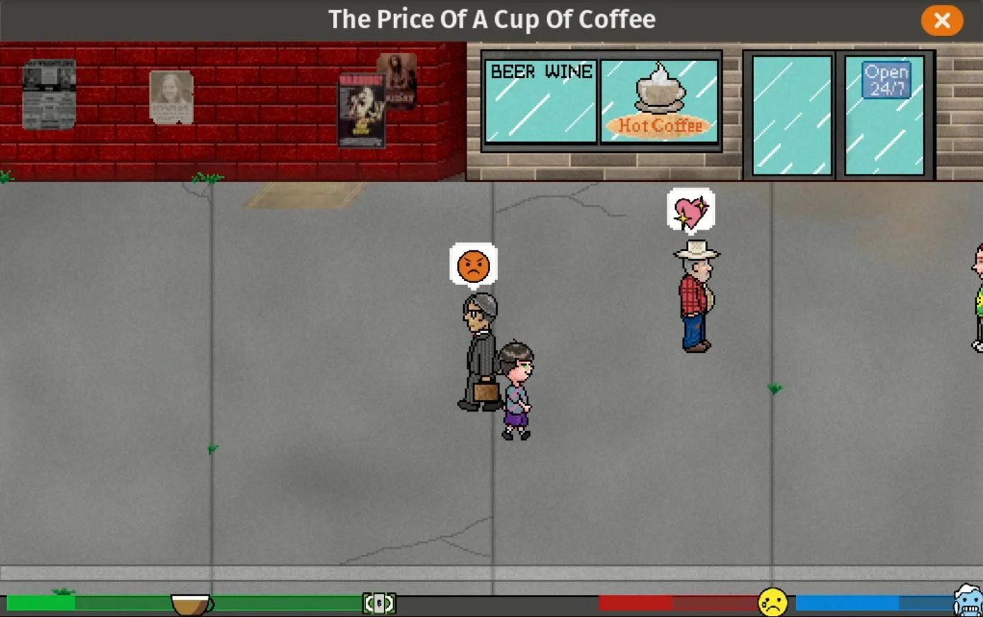The Price Of A Cup Of Coffee (itch)