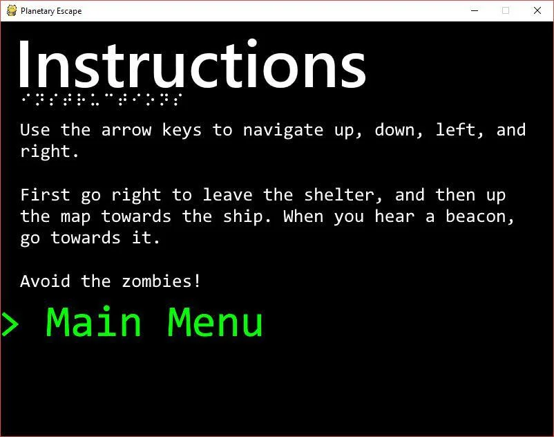 Planetary Escape: An Audiogame (itch) Planetary Escape: An Audiogame (itch)