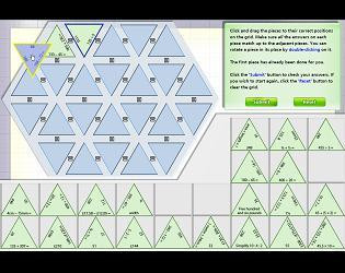 Triangular Maths Puzzle - Draft (itch) Triangular Maths Puzzle - Draft (itch)