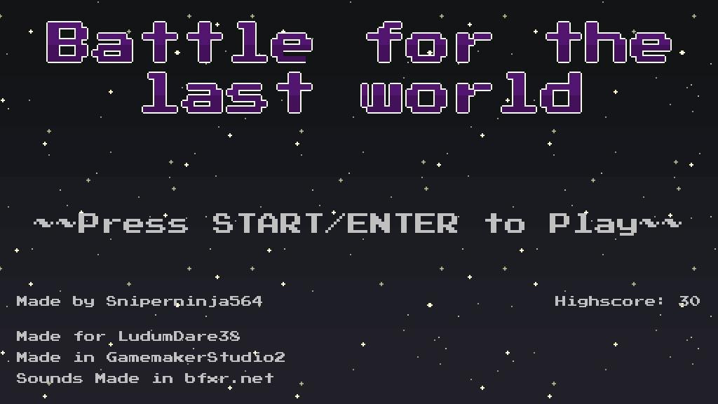 Battle for the last (small) world! (itch)