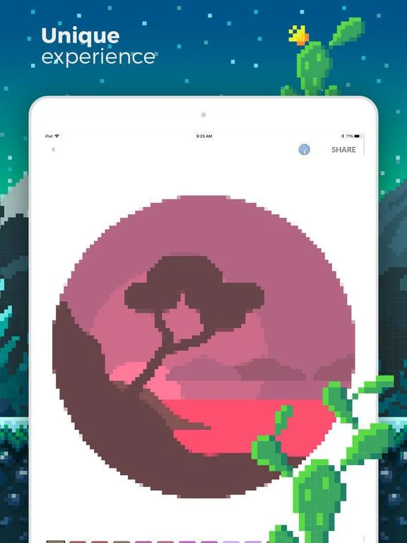Nature Pixel Art Coloring Book Nature Pixel Art Coloring Book