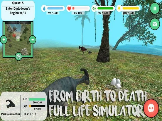 Parasaurolophus Simulator