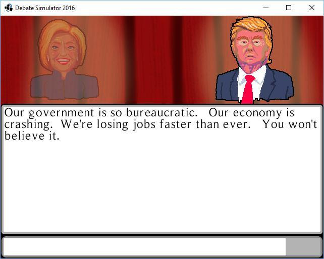 Debate Simulator 2016 (itch)