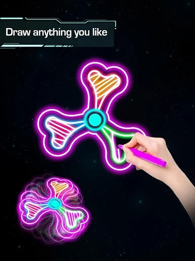 Draw Finger Spinner Draw Finger Spinner