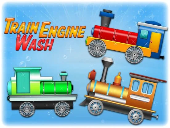 Train Engine Wash: Toddler Train Sim Train Engine Wash: Toddler Train Sim