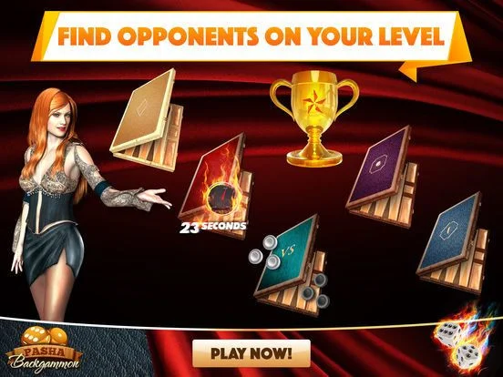 Backgammon Pasha:Board of King Backgammon Pasha:Board of King
