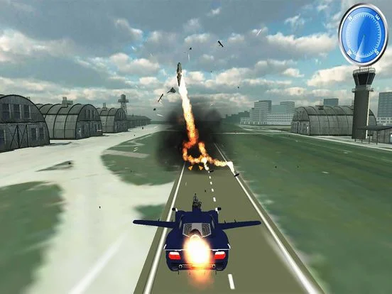 Flying Car Shooting Battle Flying Car Shooting Battle