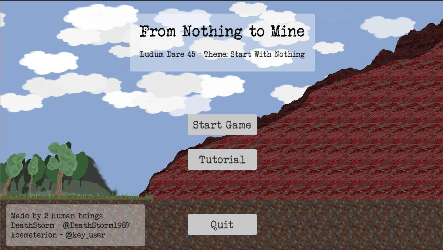 From Nothing To Mine (itch)
