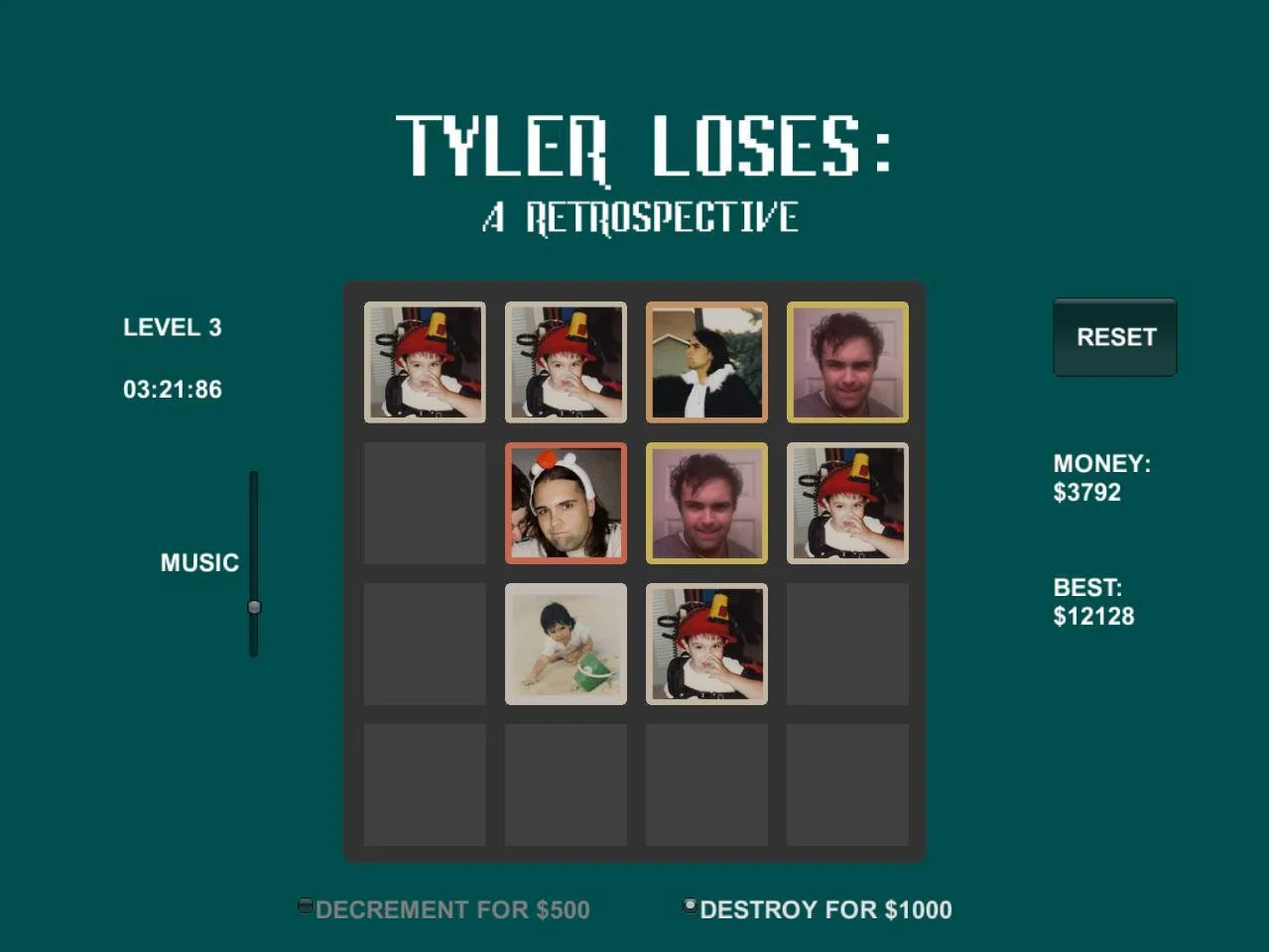 Tyler Loses (itch)