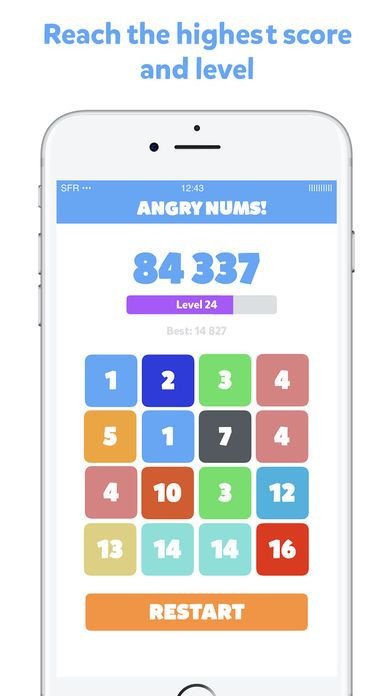 Angry Nums - Categories Game Angry Nums - Categories Game