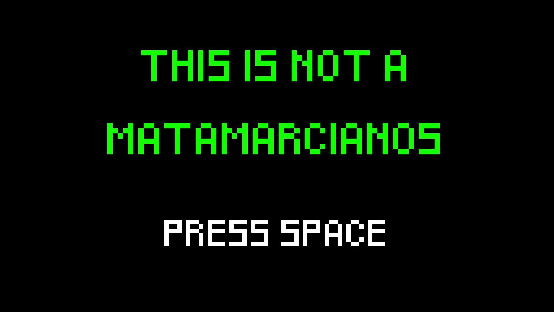 This is not a Matamarcianos (itch)