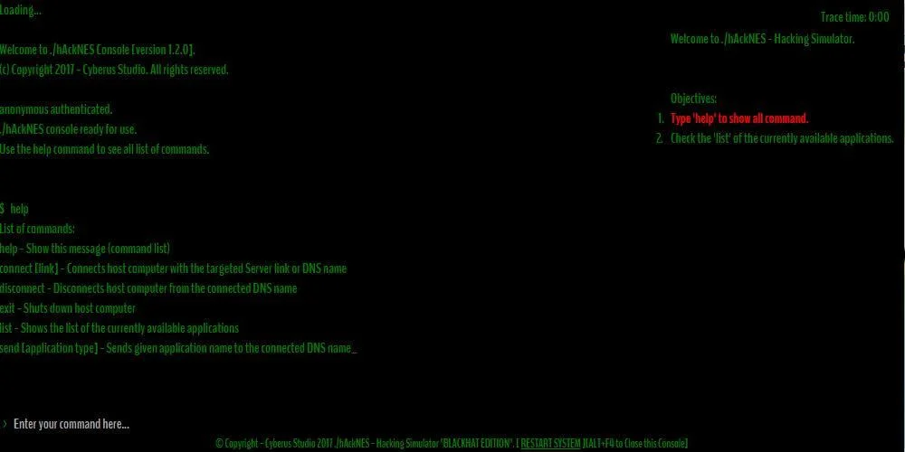 hAckNES - Hacking Simulator (itch, Cyberus Studio)
