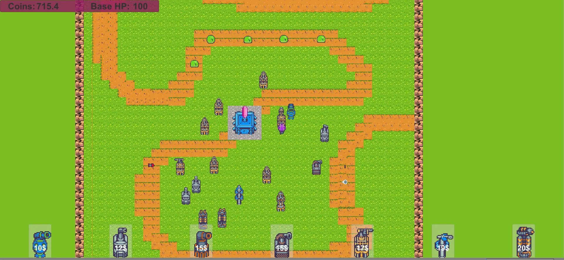 Рецензии Tower Defense 2D (PedroEsli) (itch)