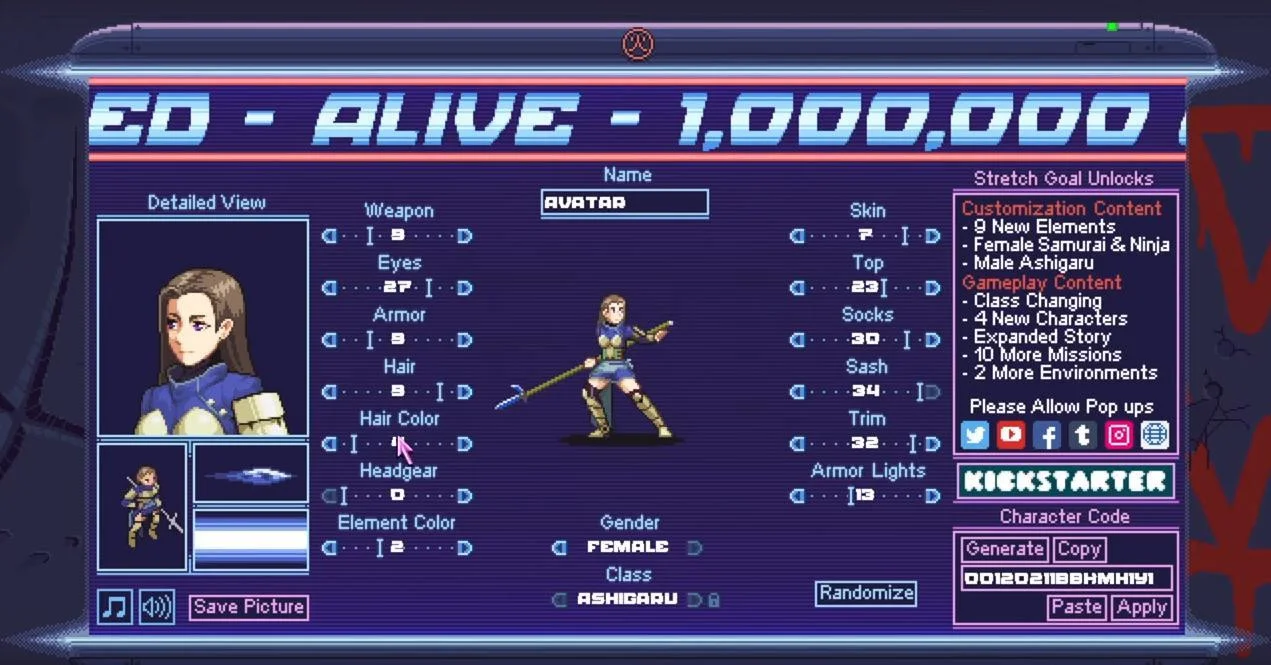 Статьи по Midnight Wave: Character Creator (itch)