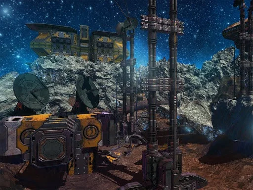 VR Roller Coaster: GALAXY 360 in Deep Space VR Roller Coaster: GALAXY 360 in Deep Space