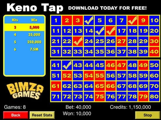 Keno Tap