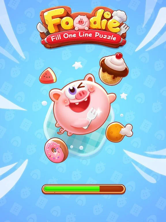 Foodie - Fill One Line Puzzle Foodie - Fill One Line Puzzle