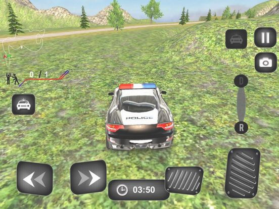 Driving Police Car HillRoad Driving Police Car HillRoad