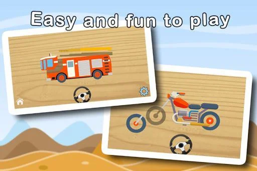 Wheels Puzzles For Kids - ABC Wheels Puzzles For Kids - ABC