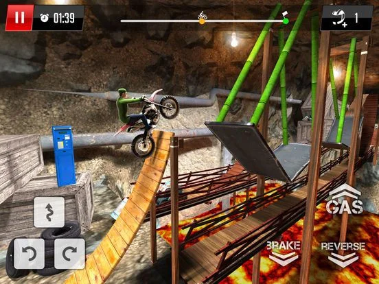 Racing on bike Extreme Racing on bike Extreme