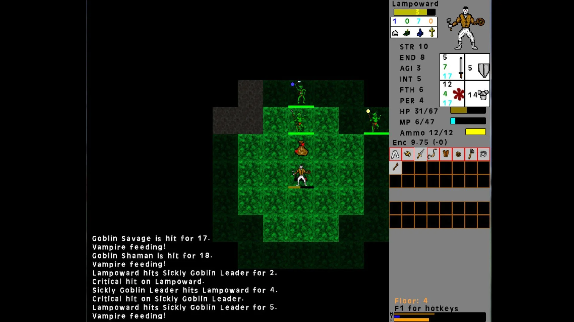 Новости о Dungeon Sprint 7DRL 2018 (itch)