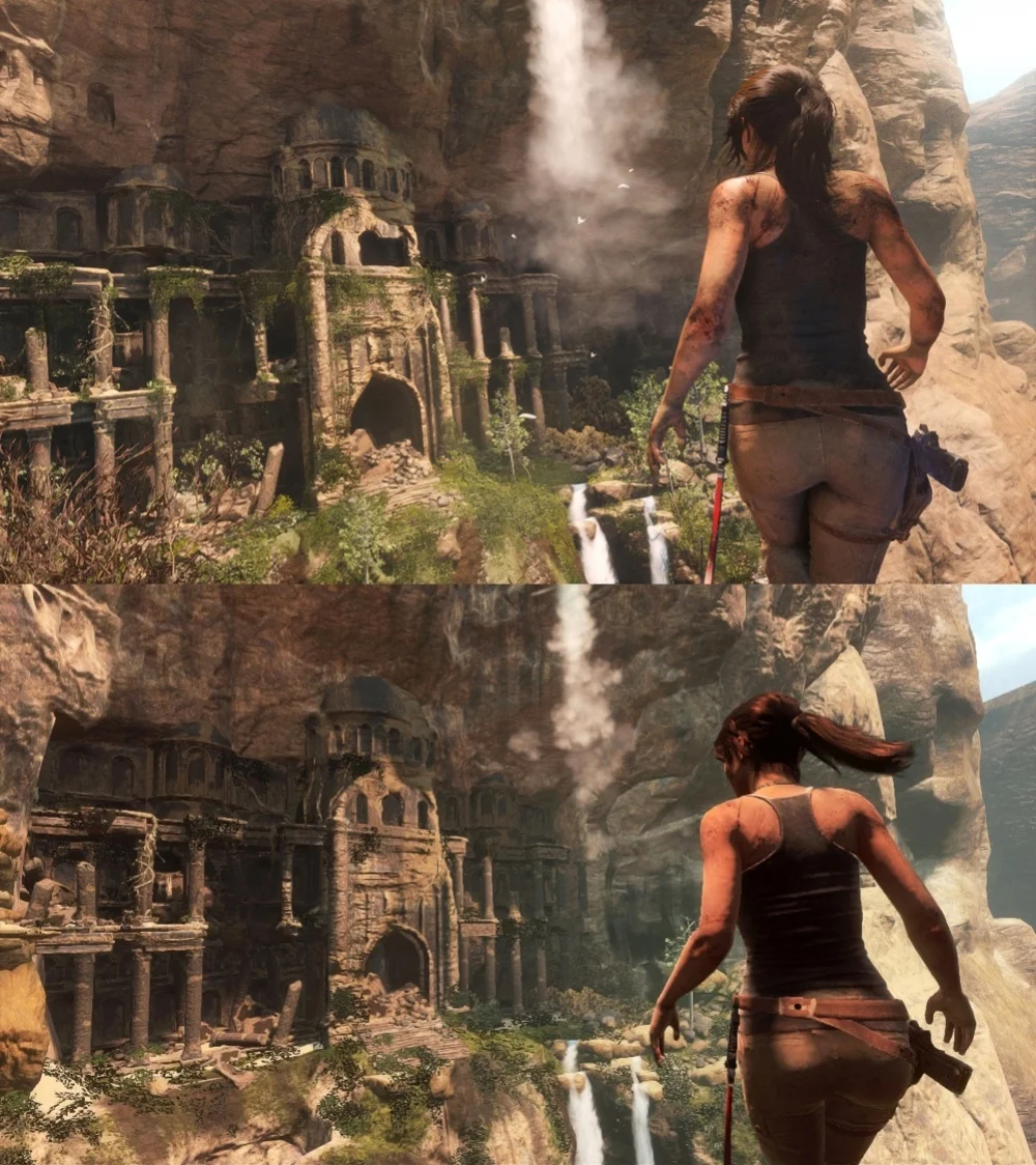 Square Enix сравнила графику Rise of the Tomb Raider на Xbox 360 и Xbox One - фото 1