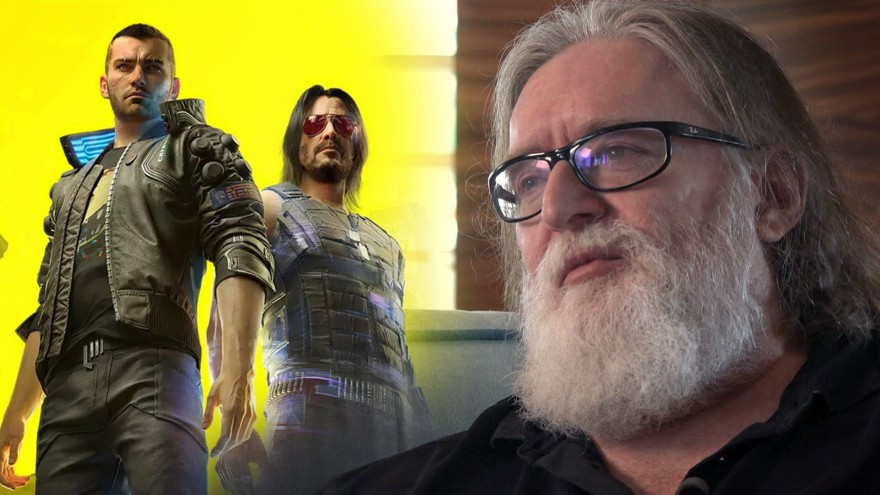 Глава Valve Гейб Ньюэлл заступился за создателей Cyberpunk 2077 - изображение обложка