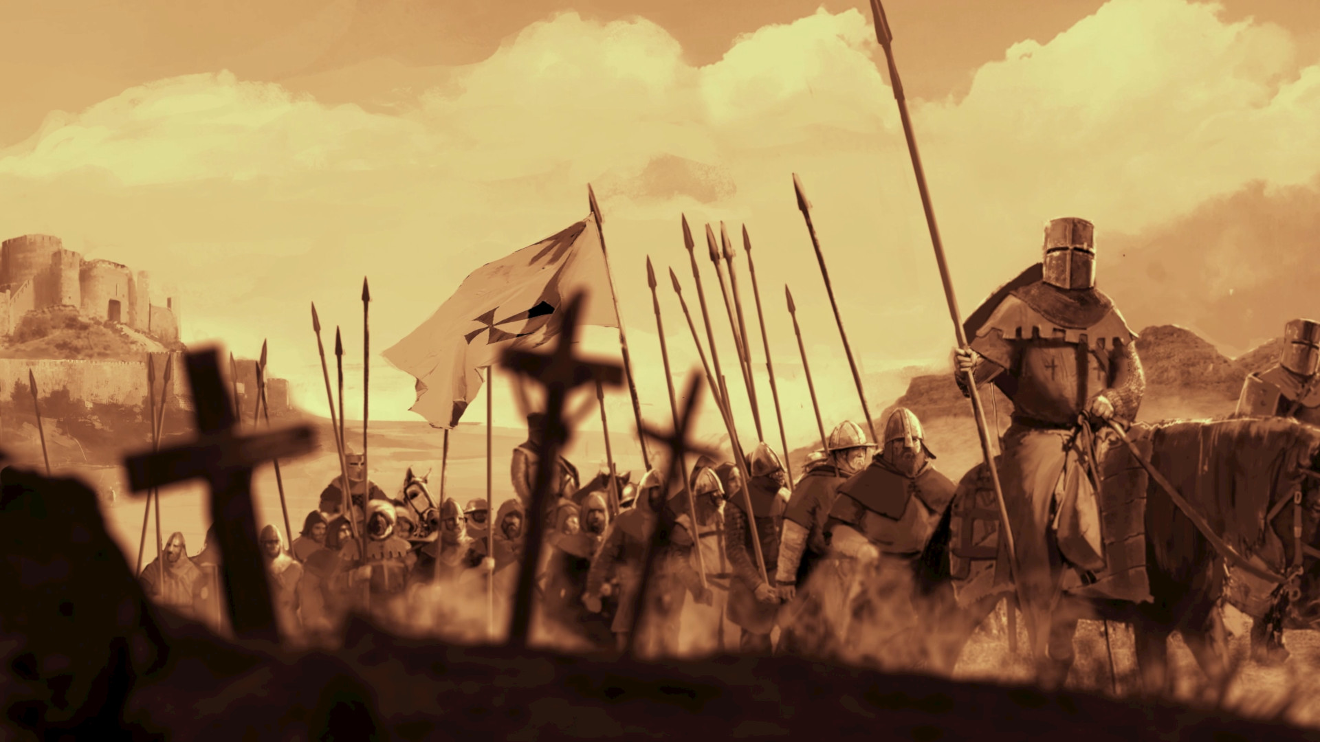 Средневековая стратегия The Valiant получила новый трейлер и дату релиза на PC - изображение обложка