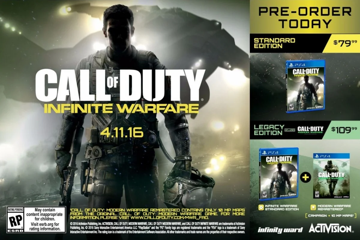 Свежие слухи о новой Call of Duty с неподтвержденным подзаголовком Infinite Warfare - фото 1