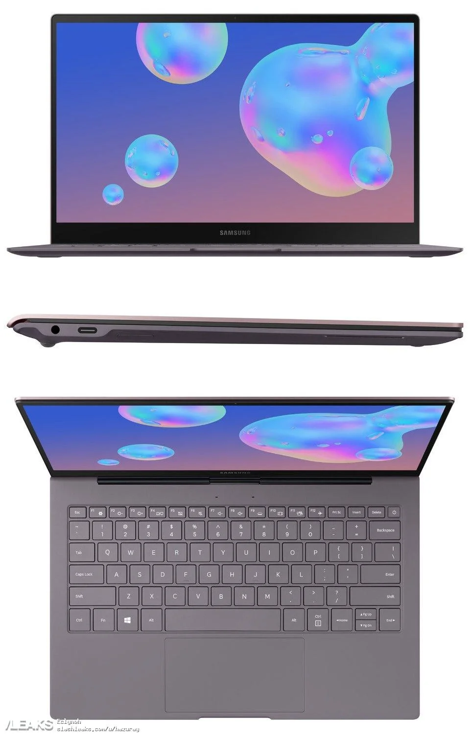 Утечка показала внешний вид ноутбука Samsung на Snapdragon 855 - фото 1