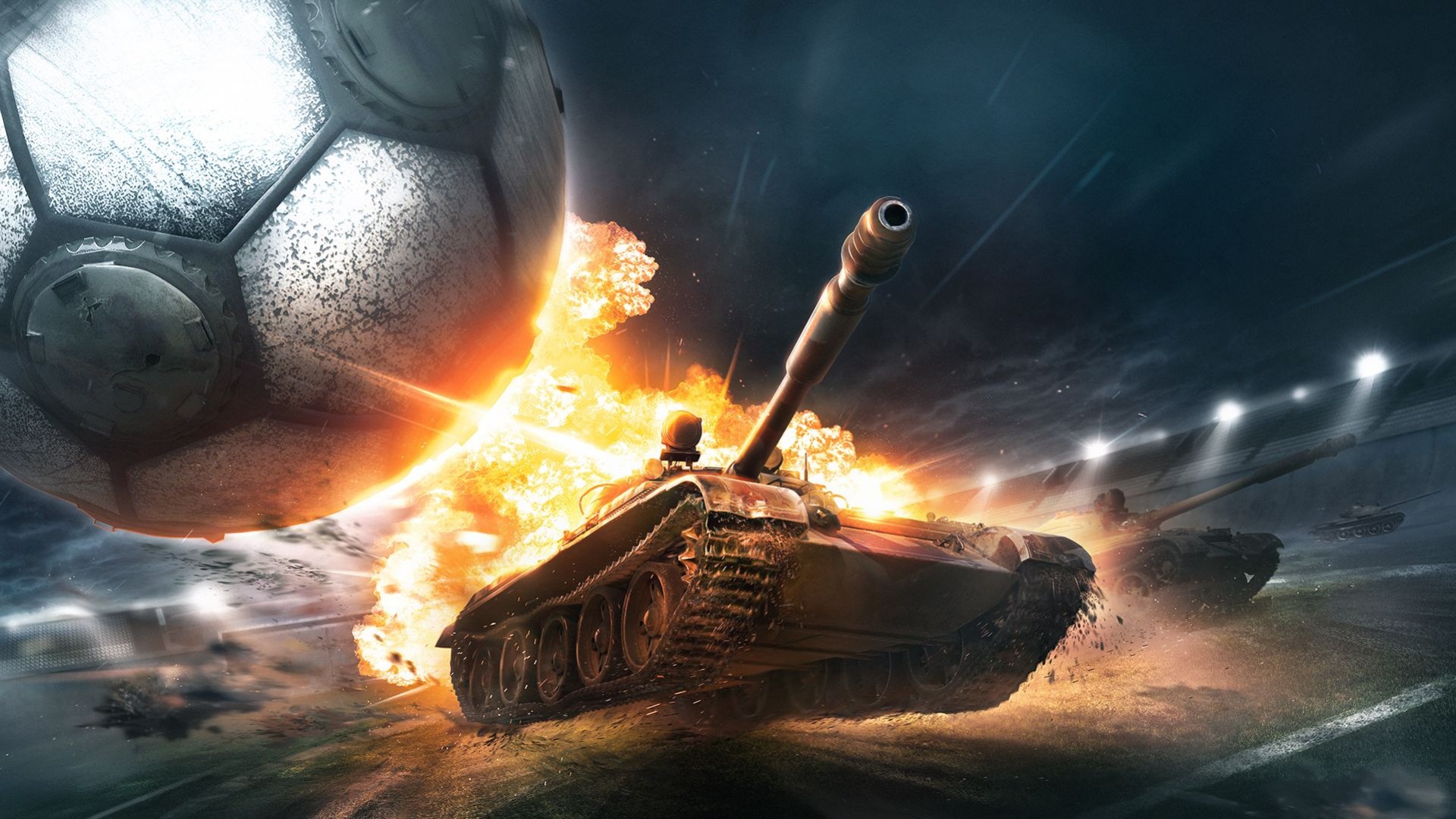 Создатели World of Tanks приглашают игроков сыграть в танковый футбол - изображение обложка
