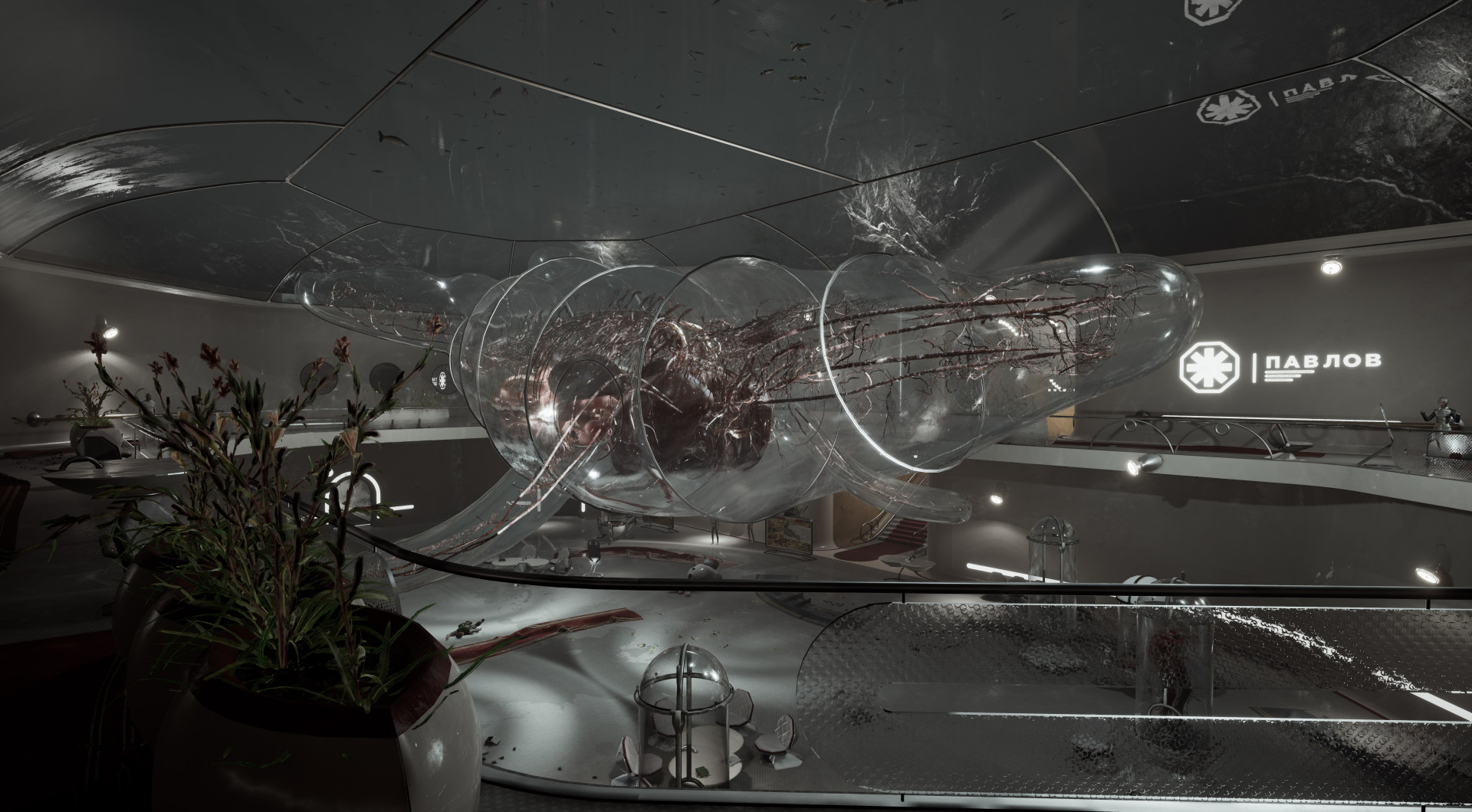 Авторы Atomic Heart показали схватку с мини-боссом и десятком цветочков - изображение 2 Авторы Atomic Heart показали схватку с мини-боссом и десятком цветочков - фото 2